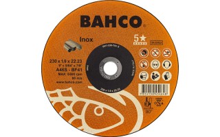 Disco de Corte Acero Inox. Bahco 3911 230mm x 1,9mm