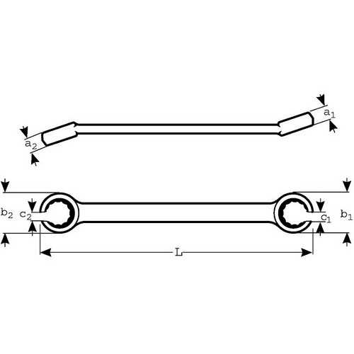 Llave Poligonal Bahco 1949M 10x11mm