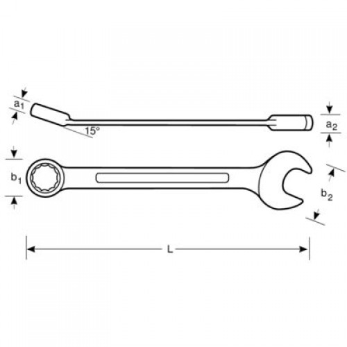 Llave Combinada Cricket Bahco 1RM 10mm