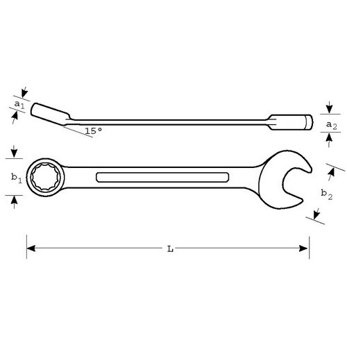 Llave Combinada Cricket Bahco 1RM 13mm