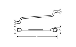 Llave Estriada Bahco PS 21x23mm