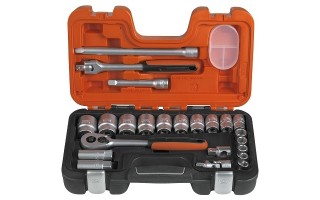 Llaves Tubo Bahco S240AF enc.1/2" [pulg] 23pzs 3/8"-1.1/4"