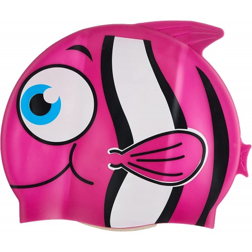 Gorro de Natación Infantil Hydro-Swim 26025 Pez Rosado