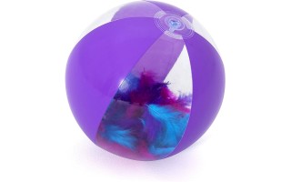 Pelota de Playa Bestway 31051 41cm con Plumas Lila Pelota de Playa Bestway 31051 41cm con Plumas Lila
