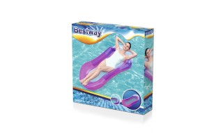 Colchoneta para Piscina con Red Bestway 43103 Lila Colchoneta para Piscina con Red Bestway 43103 Lila
