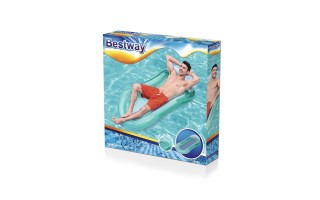 Colchoneta para Piscina con Red Bestway 43103 Turquesa Colchoneta para Piscina con Red Bestway 43103 Turquesa