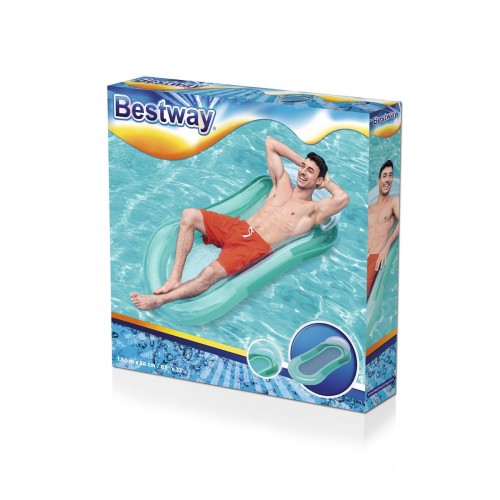 Colchoneta para Piscina con Red Bestway 43103 Turquesa