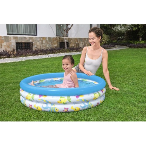 Piscina Infantil Bestway 51008 Inflable 101L Peces