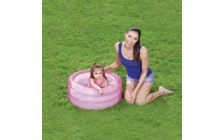 Piscina para Bebés Bestway 51033 Inflable 43L Rosado Piscina para Bebés Bestway 51033 Inflable 43L Rosado