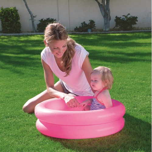 Piscina para Bebés Bestway 51061 Inflable 21L Rosado