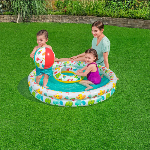 Piscina Infantil Bestway 51124 Inflable 137L Océano