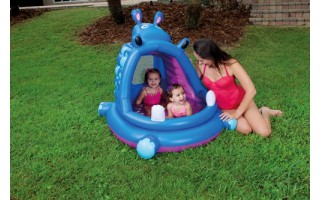 Piscina para Bebés Bestway 52218 Inflable 40L Hipopótamo Piscina para Bebés Bestway 52218 Inflable 40L Hipopótamo
