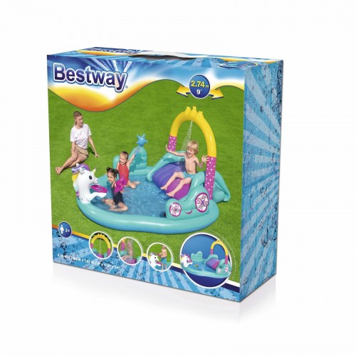 Parque Acuático Infantil Bestway 53097 Unicornio