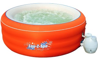 Bañera de Hidromasajes Bestway Lay-Z-Spa Naranja 900L Bañera de Hidromasajes Bestway Lay-Z-Spa Naranja 900L