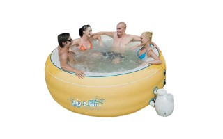 Bañera de Hidromasajes Bestway 54102 Lay-Z-Spa Amarillo 900L Bañera de Hidromasajes Bestway 54102 Lay-Z-Spa Amarillo 900L