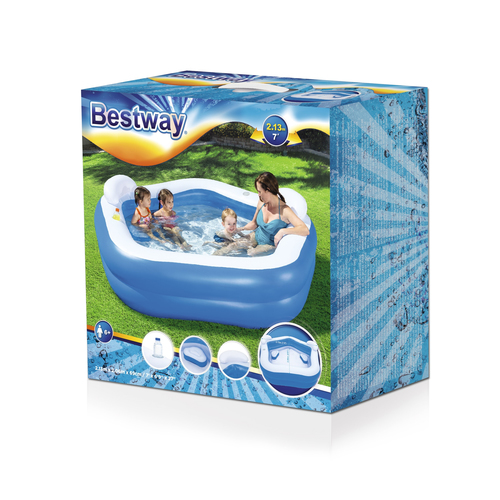 Piscina Bestway 54153 Inflable Pentagonal Family Fun