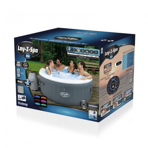 Bañera de Hidromasajes Bestway Lay-Z-Spa Bali 40°C 4p