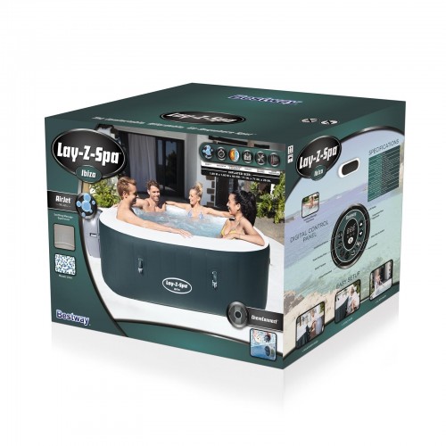 Bañera de Hidromasajes Bestway Lay-Z-Spa Ibiza 40°C 6p