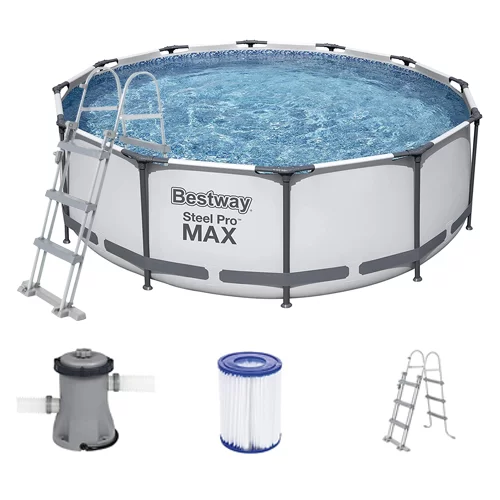 Piscina Bestway 56418 Estructura 9.150 Litros Blanco