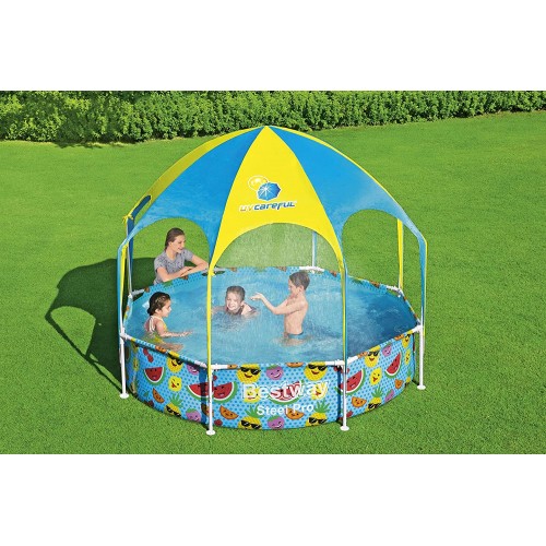 Piscina Bestway Steel Pro 56432 Parasol UV 1688 Litros