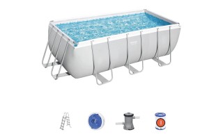 Piscina Bestway 56456 Estructura Rectang 8124L + Filtro Piscina Bestway 56456 Estructura Rectang 8124L + Filtro