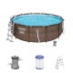 Piscina Bestway 56709 Estructura 9150 Litros Ratan