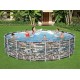 Piscina Bestway 56886 Estructura 26000 Litros Piedras