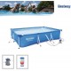 Piscina Bestway 56411 Estructura Rectang 3300L + Filtro