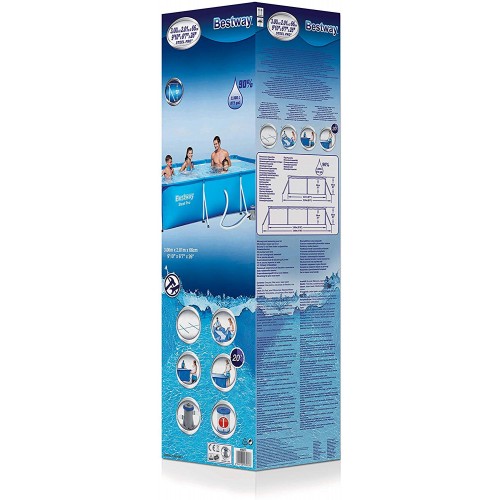 Piscina Bestway 56411 Estructura Rectang 3300L + Filtro