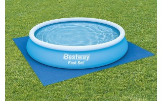 Lona Protectora de Piscinas Bestway 58002 3,96m x 3,96m Lona Protectora de Piscinas Bestway 58002 3,96m x 3,96m