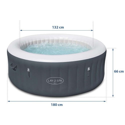 Bañera de Hidromasajes Bestway Lay-Z-Spa Bali 40°C 6p