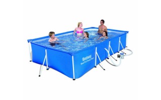 Piscina Bestway 56424 Estructura Rectang 5700L Filtro Piscina Bestway 56424 Estructura Rectang 5700L Filtro
