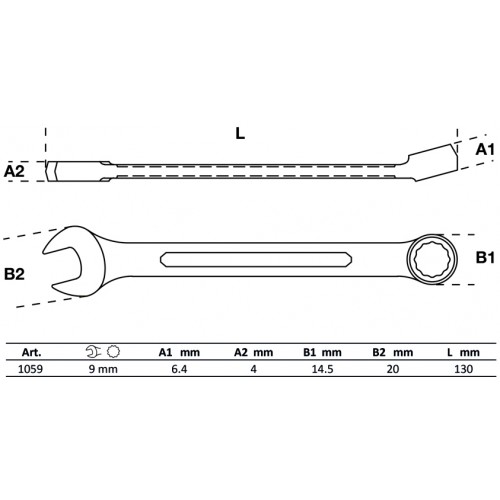 Llave Combinada BGS Technic 1059 9mm