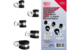 Abrazaderas Recubiertas en Goma BGS Technic 14145 18pzs Abrazaderas Recubiertas en Goma BGS Technic 14145 18pzs