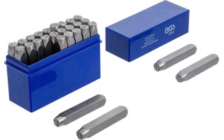 Marcadores de Letras BGS Technic 2034 8mm 27pzs A-Z Marcadores de Letras BGS Technic 2034 8mm 27pzs A-Z