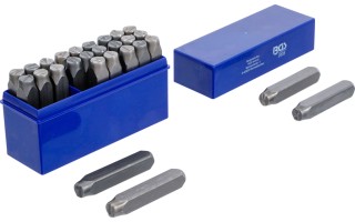 Marcadores de Letras BGS Technic 2035 10mm 27pzs A-Z Marcadores de Letras BGS Technic 2035 10mm 27pzs A-Z