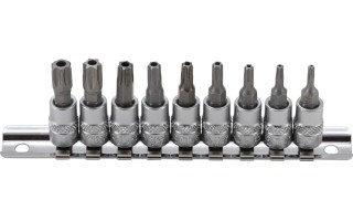 Puntas Torx Seguro BGS 2165 enc.1/4" 9pzs T10-T50 Puntas Torx Seguro BGS 2165 enc.1/4" 9pzs T10-T50