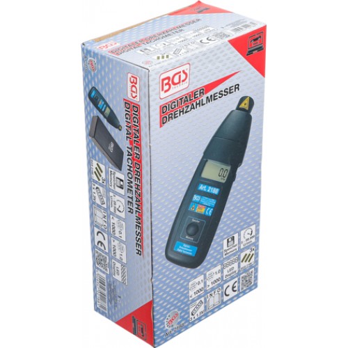 Tacómetro Digital BGS Technic 2188 5-99.999,0rpm