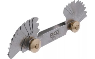 Calibre de Espesor BGS Liso y Dentado 0,25-6,00mm 24pzs Calibre de Espesor BGS Liso y Dentado 0,25-6,00mm 24pzs