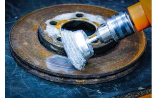 Cepillo de Acero BGS Technic 3076 Copa Ondulada 75mm