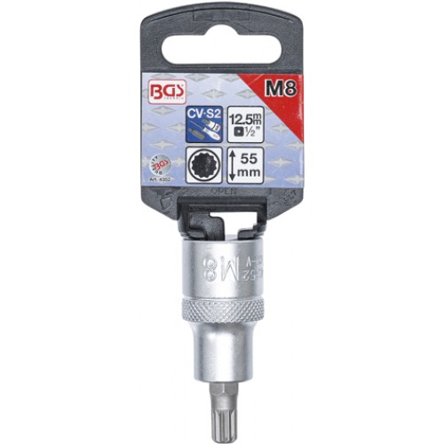 Punta Multidentada XZN BGS Technic 4352 enc.1/2'' M8