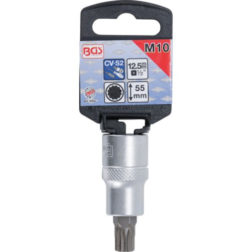 Punta Multidentada XZN BGS Technic 4353 enc.1/2'' M10