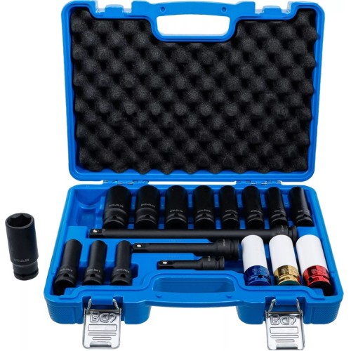 Llaves Tubo Impacto Hex. BGS Technic 5202 enc.1/2'' 18pzs Llaves Tubo Impacto Hex. BGS Technic 5202 enc.1/2'' 18pzs