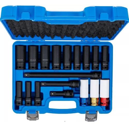 Llaves Tubo Impacto Hex. BGS Technic 5202 enc.1/2'' 18pzs Llaves Tubo Impacto Hex. BGS Technic 5202 enc.1/2'' 18pzs