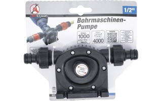 Bomba de Trasvase para Taladro BGS DIY 1/2" 1000L/h Bomba de Trasvase para Taladro BGS DIY 1/2" 1000L/h