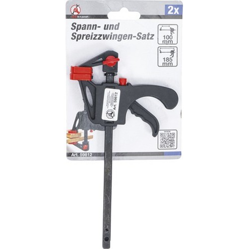 Mordazas Sargentos BGS DIY 59812 100mm (185mm) 2u