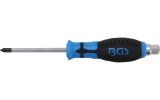 Destornillador Cruz BGS 7911 PH1x75mm Pasante Hex. Destornillador Cruz BGS 7911 PH1x75mm Pasante Hex.