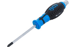 Destornillador Cruz BGS 7913 PH2x100mm Pasante Hex. Destornillador Cruz BGS 7913 PH2x100mm Pasante Hex.