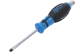Destornillador Plano BGS 7917 5x75mm Pasante Hex. Destornillador Plano BGS 7917 5x75mm Pasante Hex.