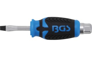 Destornillador Plano BGS 7918 6x38mm Pasante Hex. Destornillador Plano BGS 7918 6x38mm Pasante Hex.